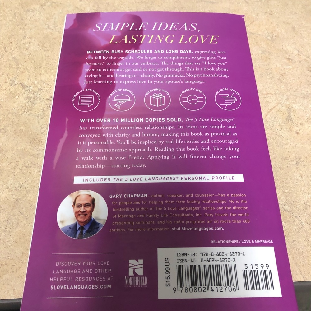 The Five Love Languages Book